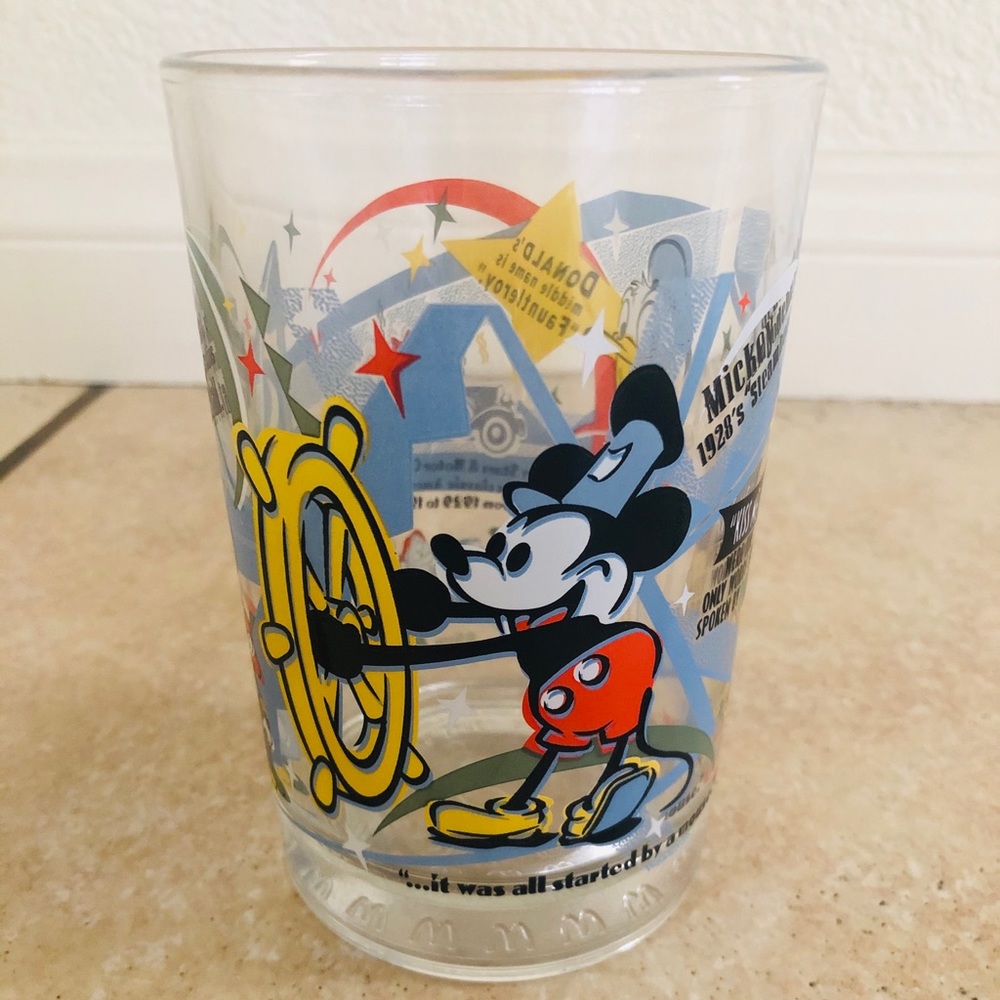 Vintage Disney McDonald’s collectors Mickey glass